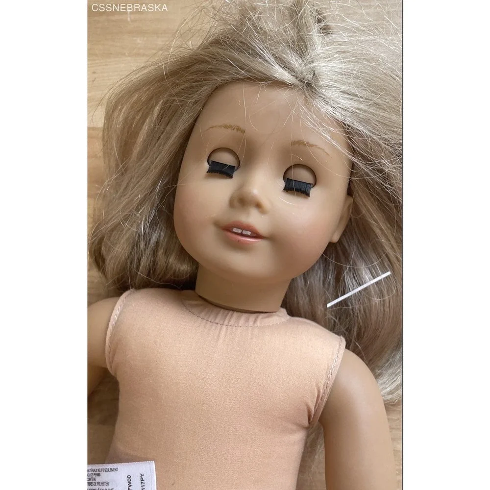 American Girl 18 Inch Doll Blonde Hair Blue Eyes 2014 FFW00 With Underwear